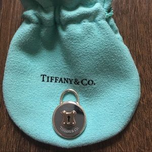 Tiffany & Co. round key charm (NWOT)